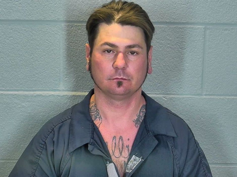 <p>James Chadwell II in custody.</p> ((Tippecanoe County Sheriff’s Dept))