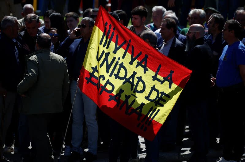 Spain exhumes body of the founder of Spanish fascist Falange party in Madrid