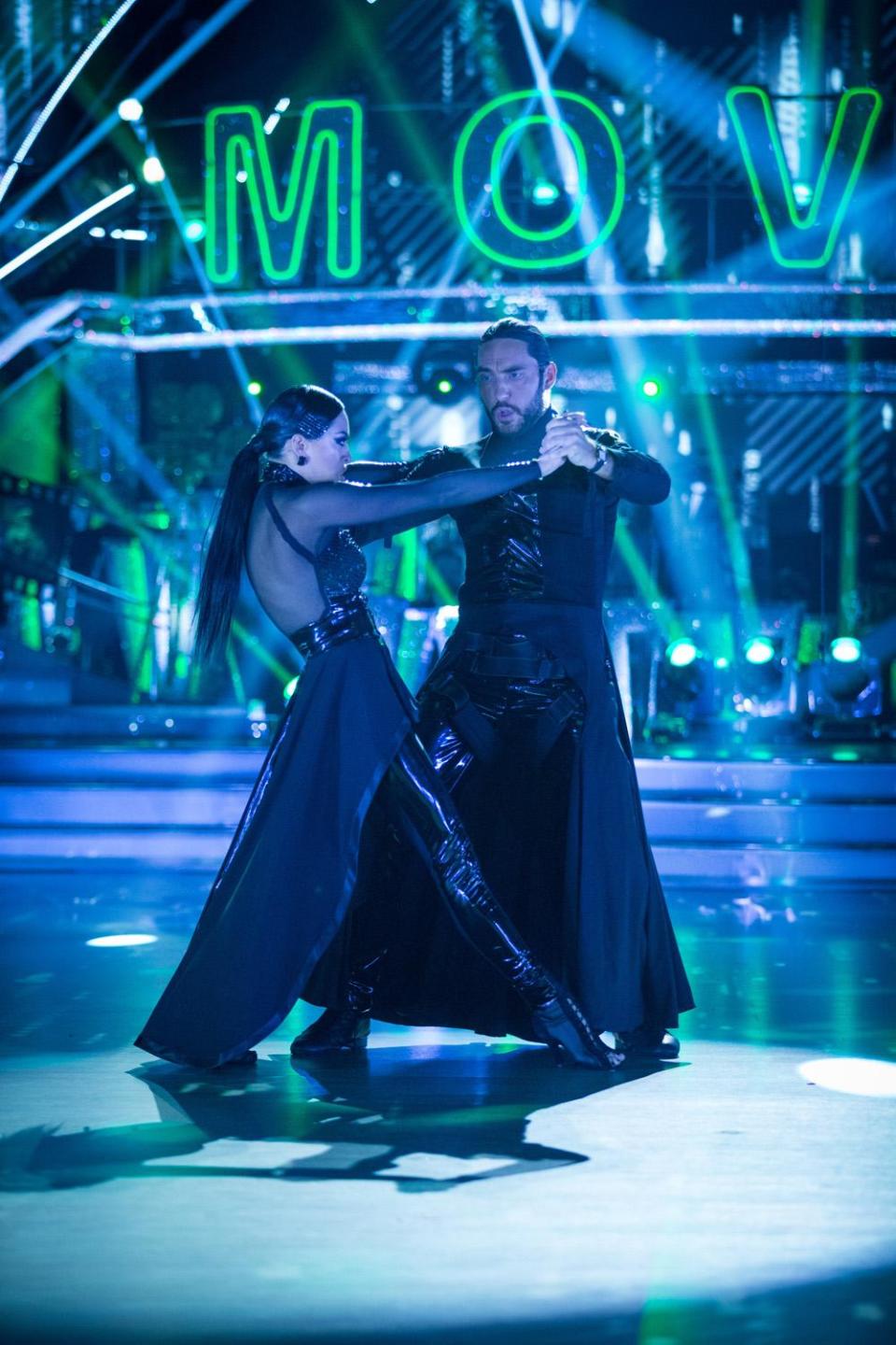 The pair are partners on Strictly Come Dancing (BBC/Guy Levy)