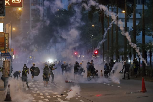 Protests in Hong Kong