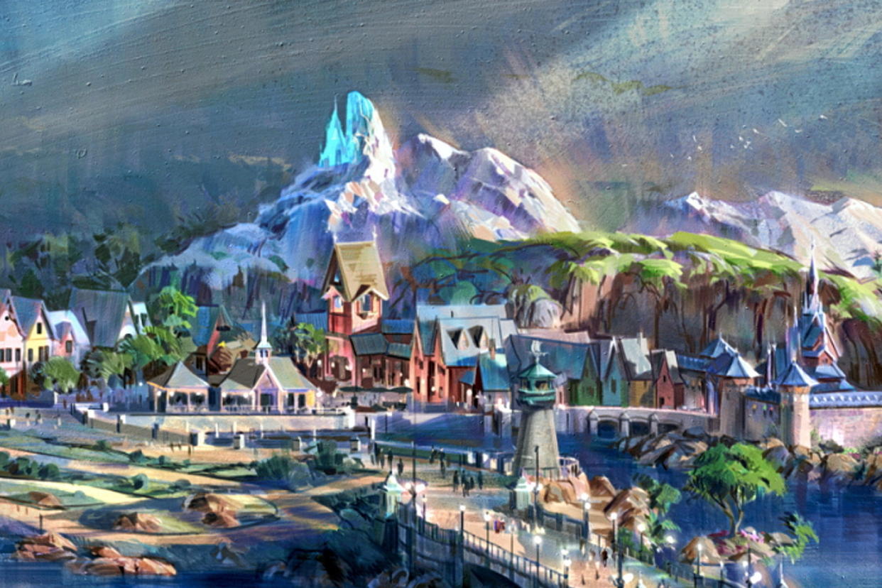 Un aperçu de World of Frozen, la nouvelle zone de Disney Adventure World consacrée à La Reine des Neiges.  - Credit:Disney