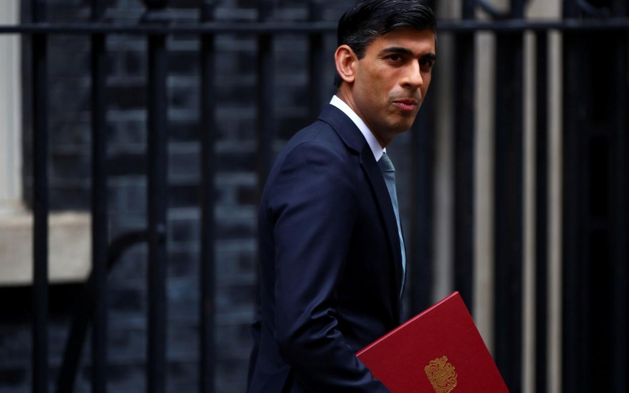 Chancellor of the Exchequer Rishi Sunak leaves Downing Street -  Hannah Mckay/ Reuters