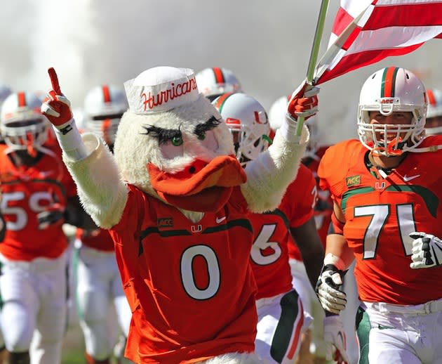 2001 Miami Hurricanes vs. 2008 Florida Gators