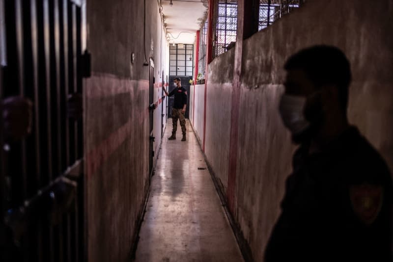 A view inside the military police Prison in Aleppo, designated for those who were charged with drug-related crimes. Anas Alkharboutli/dpa