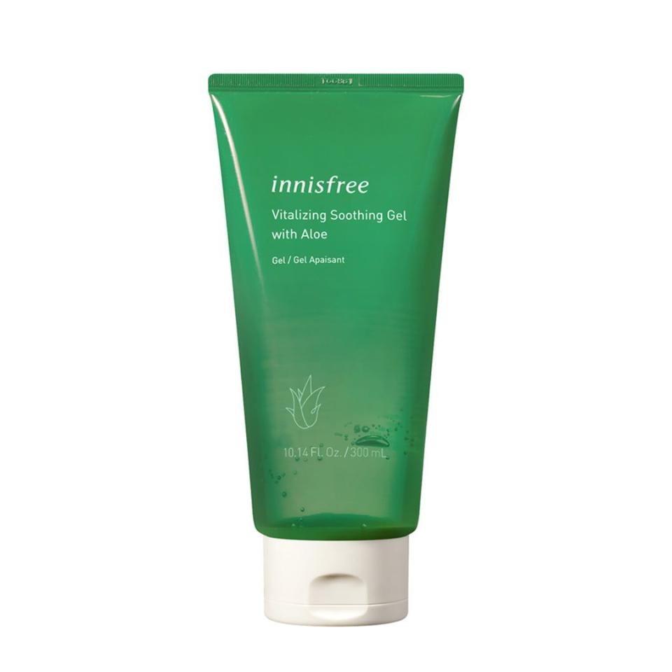 <p><a href="https://go.redirectingat.com?id=74968X1596630&url=https%3A%2F%2Fus.innisfree.com%2Fproducts%2Fvitalizing-soothing-gel-with-aloe&sref=https%3A%2F%2F" rel="nofollow noopener" target="_blank" data-ylk="slk:Shop Now;elm:context_link;itc:0;sec:content-canvas" class="link ">Shop Now</a></p><p>Vitalizing Soothing Gel with Aloe</p><p>$10.00</p>