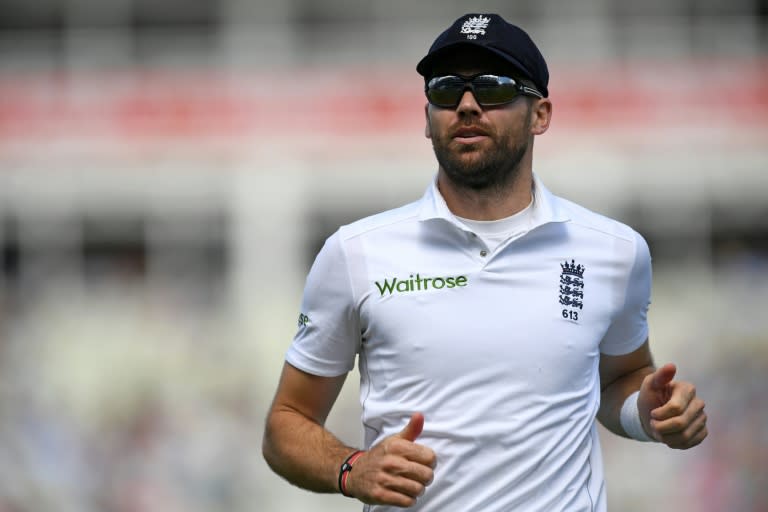 England bowler James Anderson has not played since the fourth Test loss to Pakistan in August because of a shoulder injury
