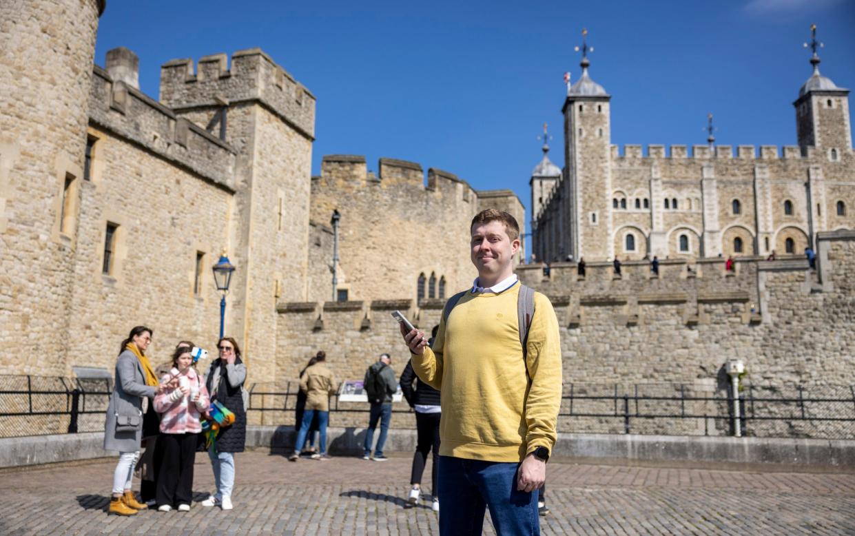 Intelligent life: Jack Rear visits the Tower of London, as directed by Google’s Bard chatbot - Heathcliff O'Malley