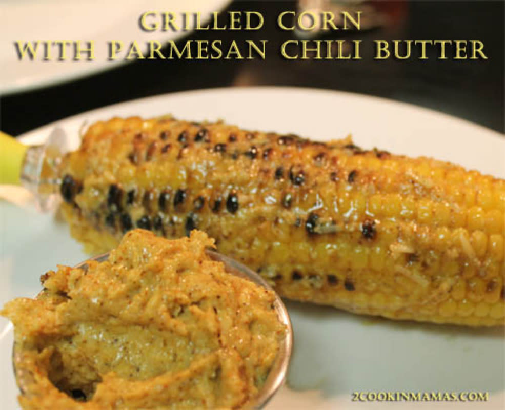 <p>2 Cookin' Mammas</p><p>These spicy corn on the cob give traditional corn a flavorful cheesy twist with a mild kick. This is easy to put together and will be well-received at this year's graduation parties!</p><p><strong>Get the recipe: <a href="http://2cookinmamas.com/2013/08/24/grilled-corn-with-chili-butter-a-summertime-treat/" rel="nofollow noopener" target="_blank" data-ylk="slk:Grilled Corn with Parmesan Chili Butter;elm:context_link;itc:0;sec:content-canvas" class="link rapid-noclick-resp">Grilled Corn with Parmesan Chili Butter</a></strong></p>