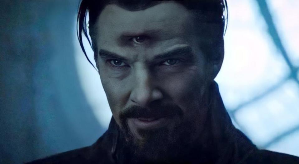 A three-eyed incarnation of Stephen Strange appears in Doctor Strange in the Multiverse of Madness. (Marvel)