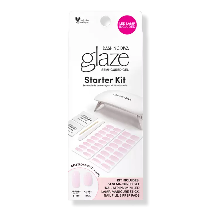 Dashing Diva Powder Pink Glaze Starter Kit