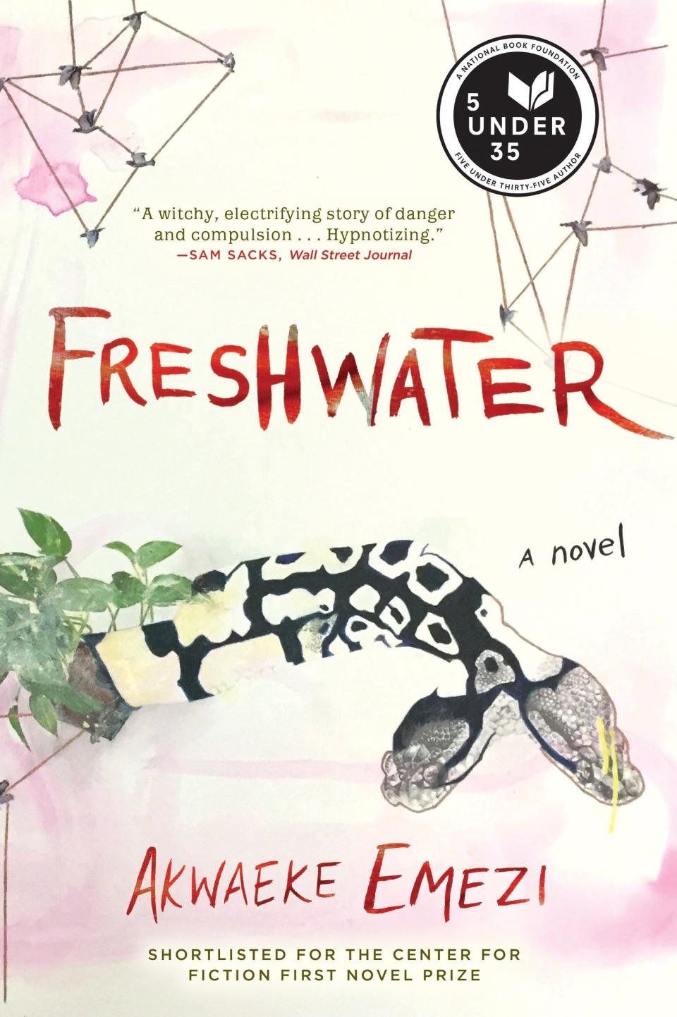 "A stunning and disorienting story about a broken woman trying to overcome the pain of her human life while straddling 'the other side.' It interweaves Igbo religious myth with a story of overcoming mental illness &mdash; floating between the corporeal and metaphysical. ... <i>Freshwater</i>&nbsp;is unlike any novel I have ever read. Its shape-shifting perspective is radical and innovative, twisting the narrative voices like the bones of a python." -- <a href="https://www.thestar.com/entertainment/books/2018/02/23/akwaeke-emezis-debut-novel-freshwater-stunning-disorienting.html" target="_blank" rel="noopener noreferrer">The Toronto Star</a>