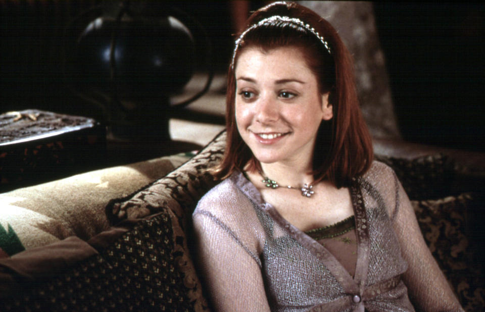 Alyson Hannigan wurde einem breiteren Publikum das erste Mal als toughe Hexe in "Buffy – im Bann der Dämonen" bekannt. Ende der 90er-Jahre sorgte sie dann als etwas dümmlich wirkende Pfadfinderin in "American Pie" für Gesprächsstoff. Unvergessen bleibt ihr Satz: "Und einmal, im Ferienlager..." (Bild-Copyright: Moviestore Collection/REX/Shutterstock)