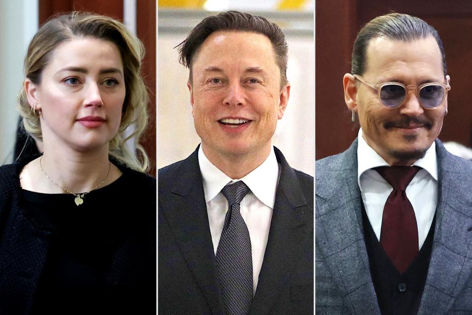 Amber Heard, Elon Musk, Johnny depp