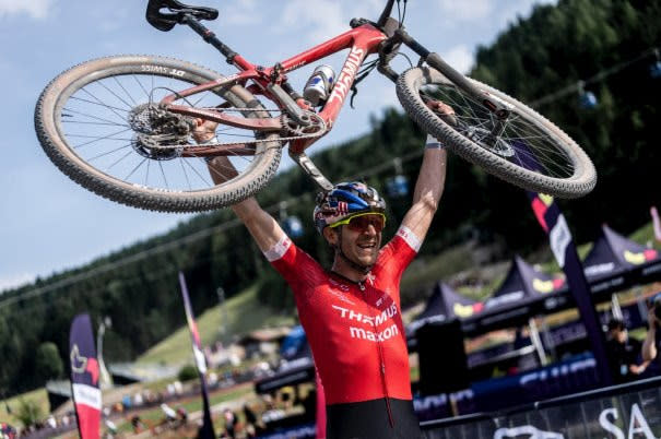  Lars Forster wins UCI Mountain Bike World Cup in Leogang 