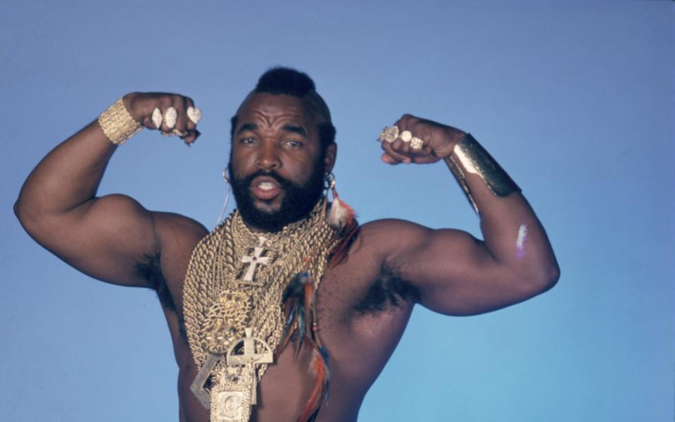 THE A-TEAM -- Pictured: Mr. T as Sgt. Bosco "B.A." Baracus -- Photo by: Gary Null/NBCU Photo Bank  