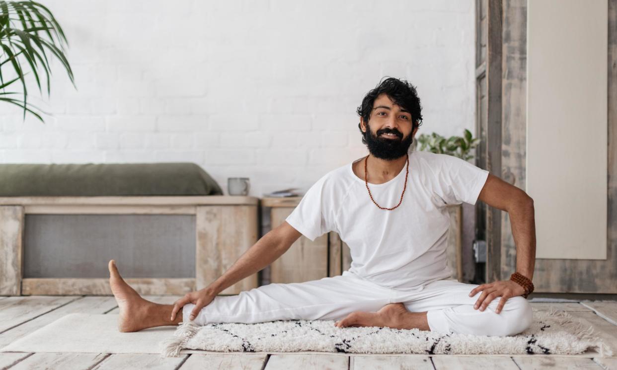 <span>‘Yoga is a roadmap to a way of life’ … says yogi Ravi Dixit.</span><span>Photograph: Cecilia Cristolovean-Csiky</span>