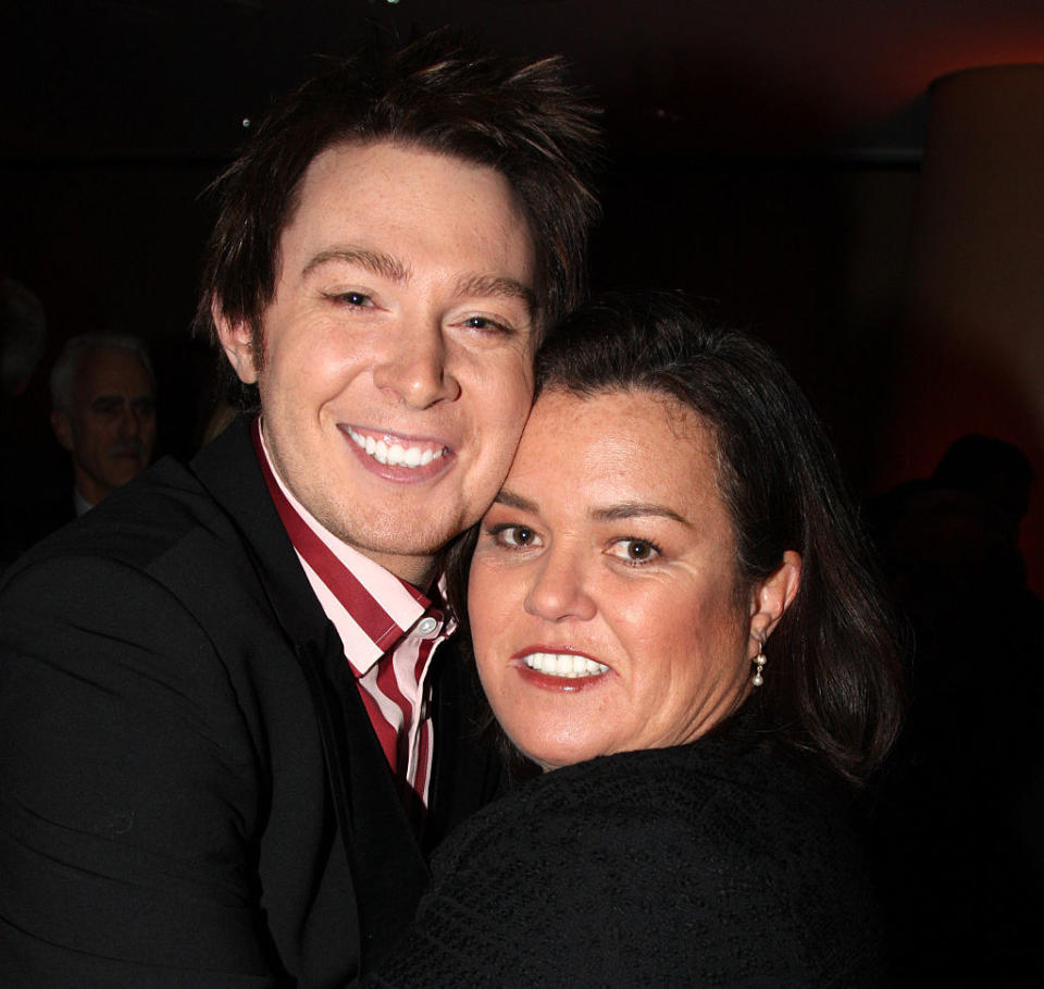 Clay Aiken with Rosie O'Donnell