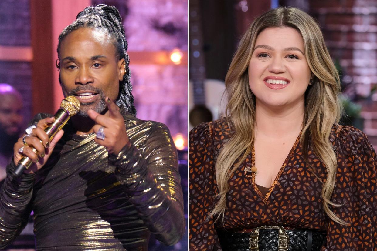 Billy Porter and Kelly Clarkson