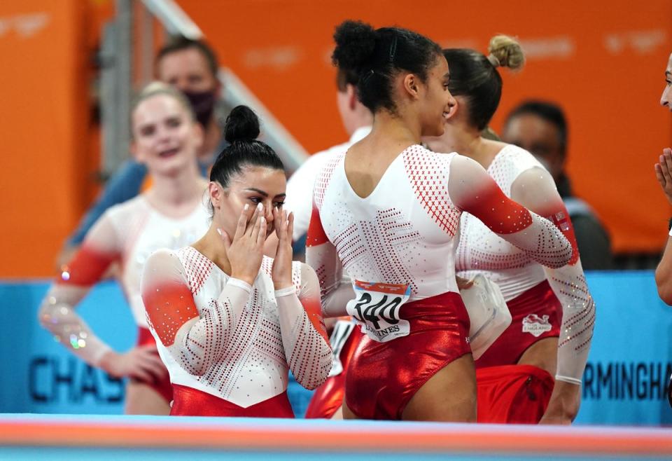 An emotional Claudia Fragapane says this is her final Commonwealth Games (PA)