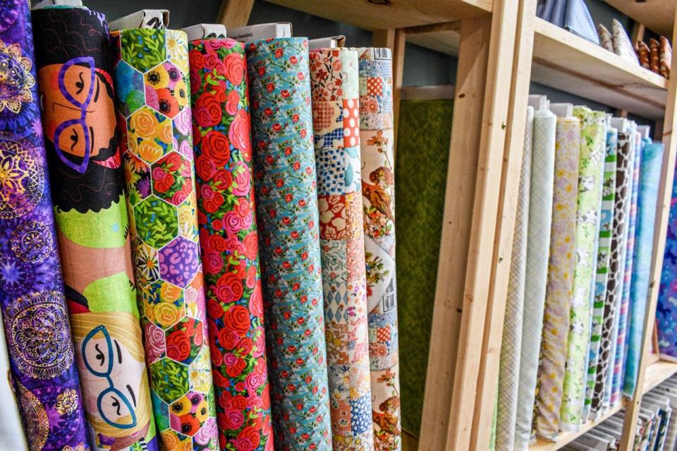 Carpenter’s Daughter Quilt Shop sells quilters’ quality fabric and sewing and quilting supplies.