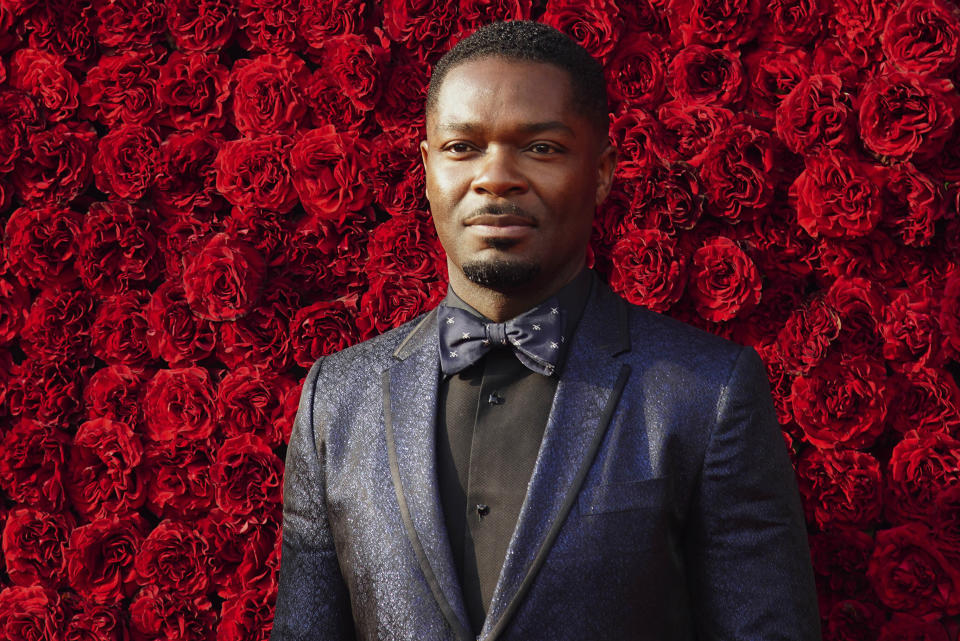 FILE - David Oyelowo poses arrives at the grand opening of Tyler Perry Studios on Oct. 5, 2019, in Atlanta. Oyelowo turns 46 on April 1. (Photo by Elijah Nouvelage/Invision/AP, File)
