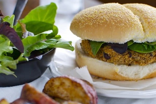 White Bean and Sweet Potato Burgers