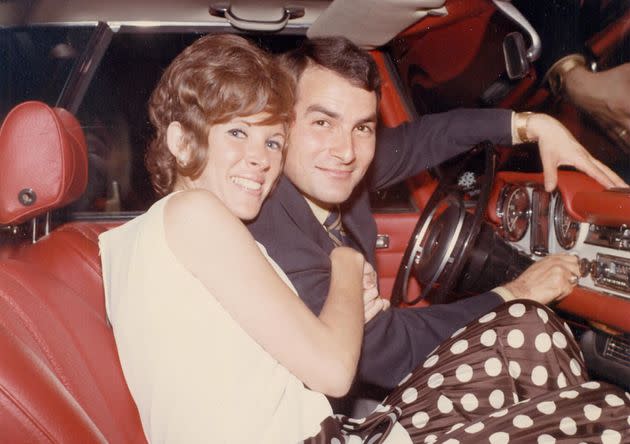 The author’s parents are shown shortly after their wedding in 1971.