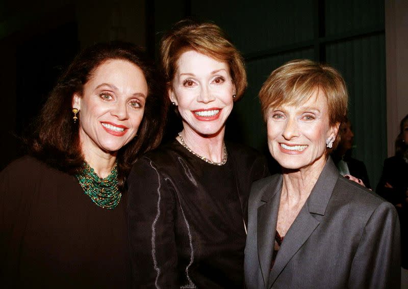 FILE PHOTO: Cast members from the television comedy series " Valerie" reunite at a reception prior to the Academ