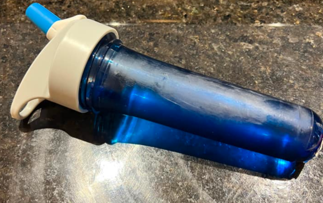 My water bottle shrunk in the dishwasher. : r/mildlyinteresting