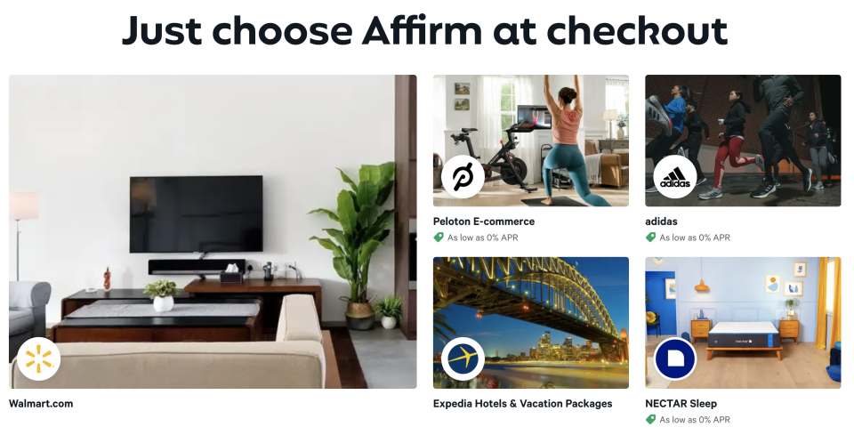 Affirm is a payment option at many retailers. (Photo: Affirm) 