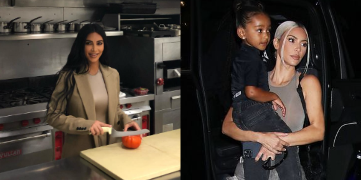 kim kardashian cooking