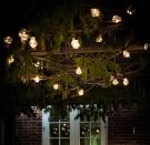 <p>As the summer nights draw in chances are you’ll be outside a bit later, so why not invest in some garden fairy lights or lanterns to create a romantic atmosphere.<a rel="nofollow noopener" href="https://www.thelittlehouseshop.co.uk/products/clear-festoon-led-light-chain" target="_blank" data-ylk="slk:[Photo: The Little House Shop];elm:context_link;itc:0;sec:content-canvas" class="link "> [Photo: The Little House Shop]</a> </p>