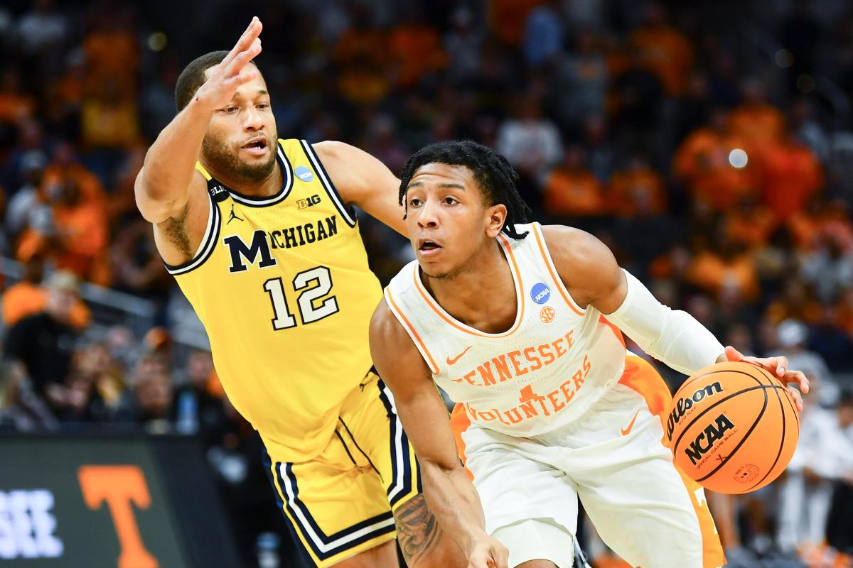Tennessee basketball's Kennedy Chandler moving up in latest 2022 NBA