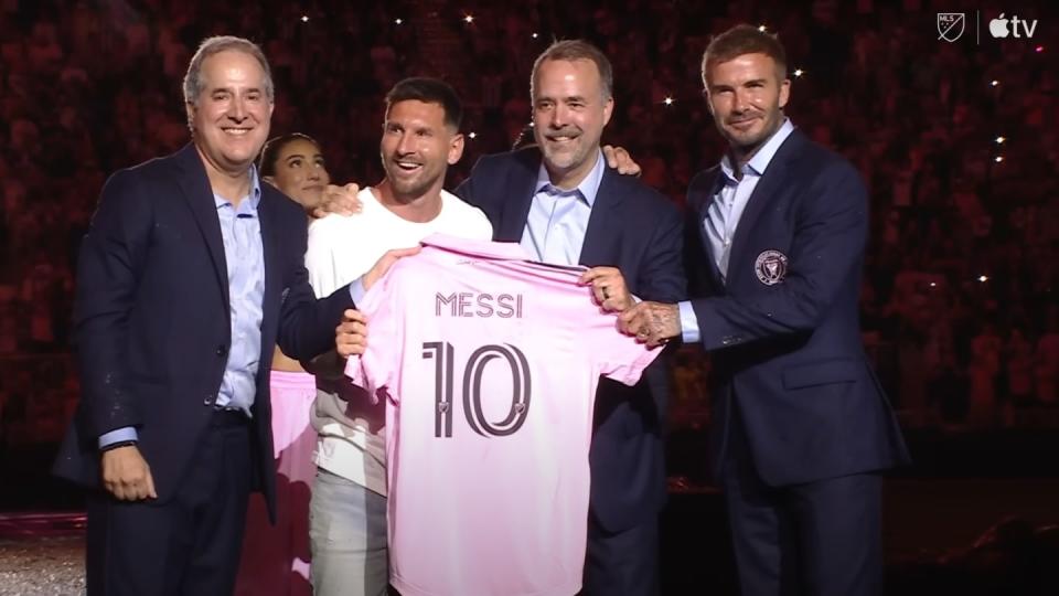 Relive Inter Miami's unveiling of Lionel Messi one year later