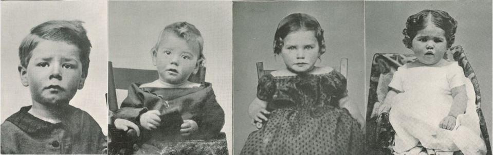 Capt. Levi Coman's children, from left, Will, Charles, Kate and Susan.