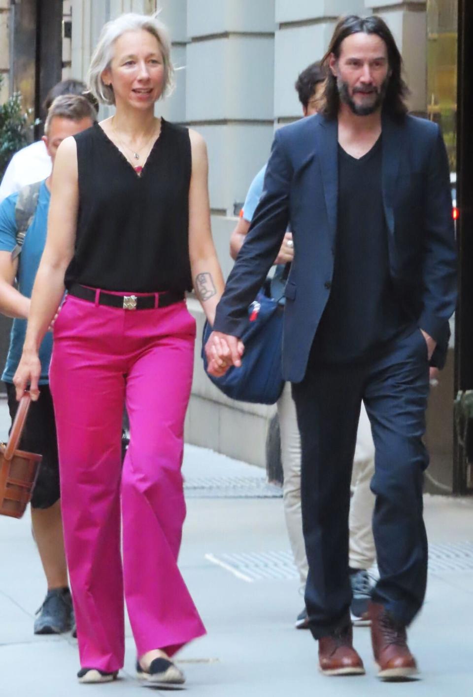 EXCLUSIVE: Keanu Reeves and Alexandra Grant spotted in a rare public outing