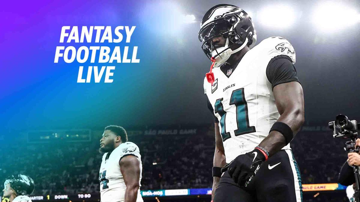 A.J. Brown OUT for Week 2 | Fantasy Football Live