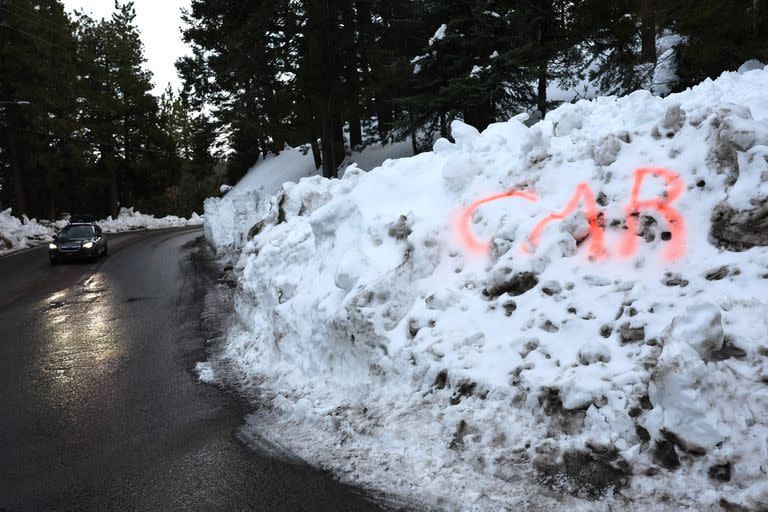 Nieve; tormenta; California; estados unidos; EE.UU.; Alemania; reino unido