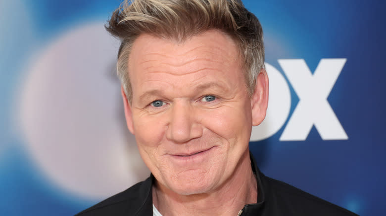 Gordon Ramsay smiling