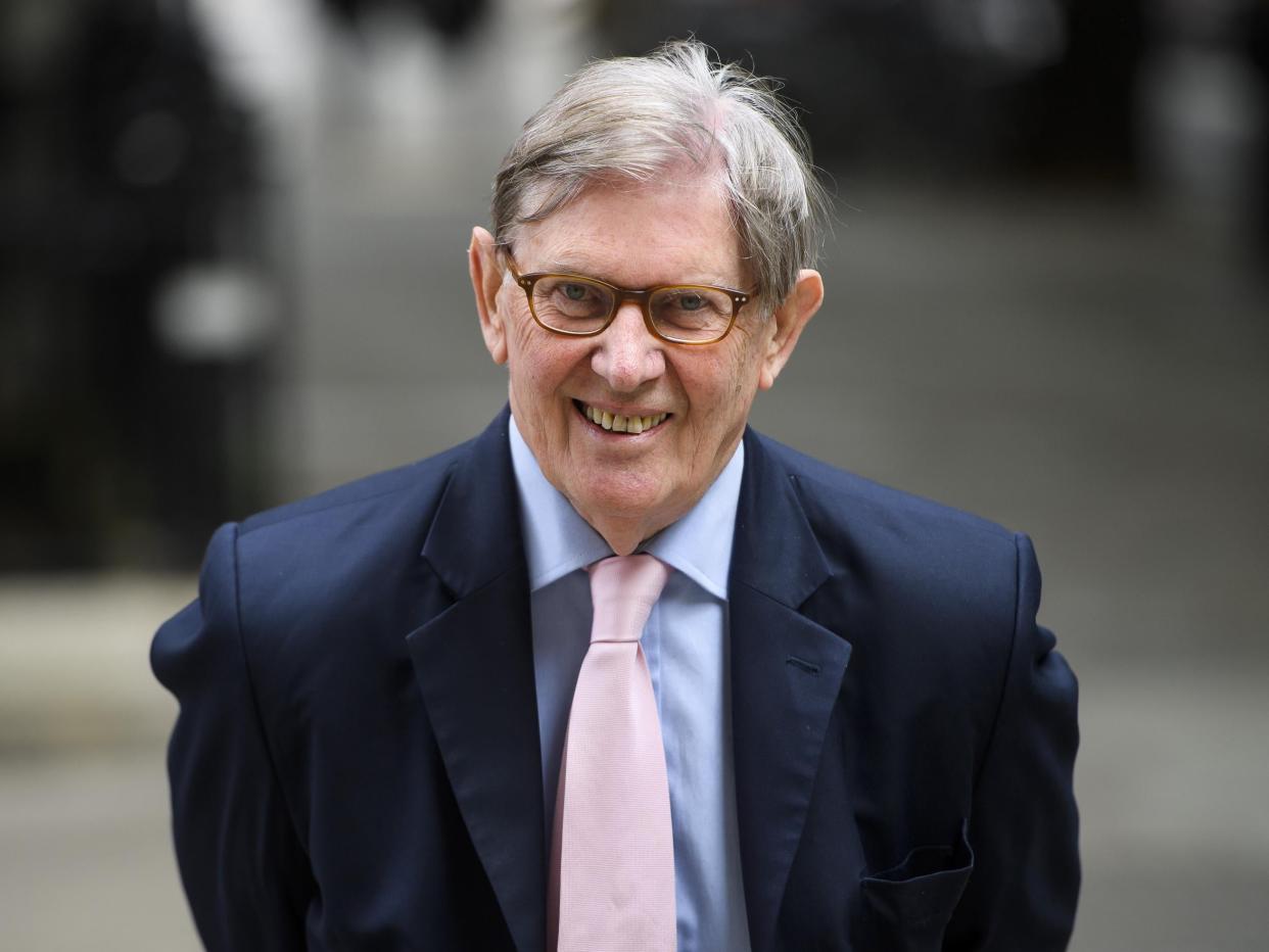Sir Bill Cash: senior Tories say his language risked inciting attacks on MPs (Rex)