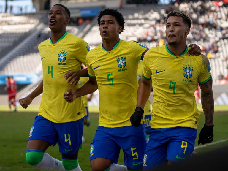 Brasil goleó a Túnez en La Plata y es el máximo favorito al título en el Mundial Sub 20