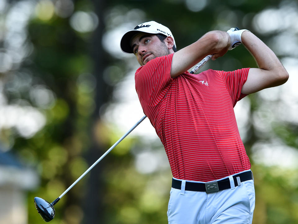 Cody Blick had a story to tell after walking off the green of Q-School. (Getty Images)