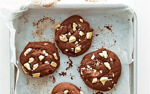 White and dark chocolate and macadamia cookies  - Andrew Twort