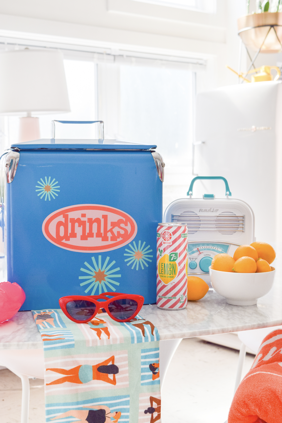 summer crafts cooler decals