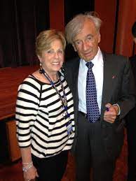 Marilyn Feldman of Canton and the late Nobel Laureate and author Elie Wiesel, who survived the Holocaust as a child. Wiesel detailed his harrowing experiences in the best-selling memoir "Night."