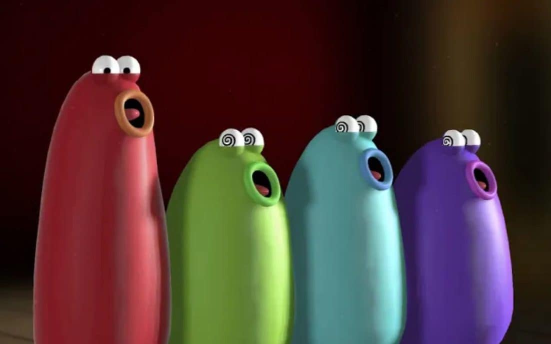 The four singing blobs in the Google project