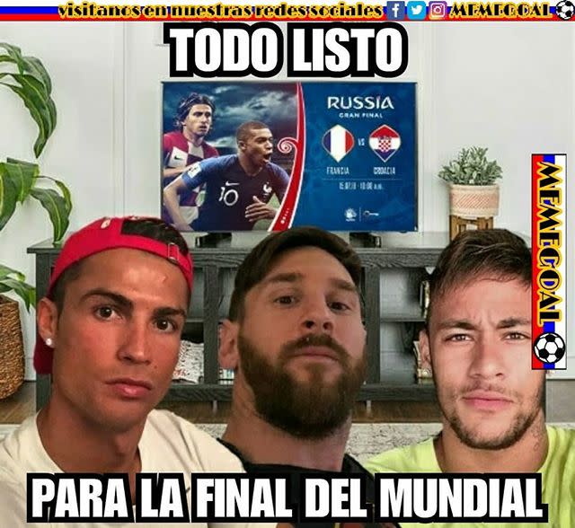 Los mejores memes de la gran final del Mundial