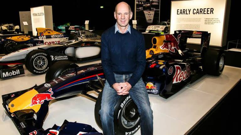 Adrian Newey, el ingeniero campeón con Red Bull Racing, Williams y McLaren; el británico se inició en la Fórmula 1 con el equipo Fittipaldi, en 1980