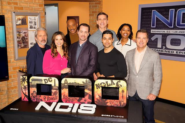 <p>CBS Entertainment</p> The 'NCIS' cast celebrates 1,000 episodes