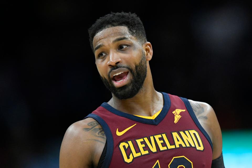 Tristan Thompson, formerly of the Cleveland Cavaliers, shares two children with his ex, Khloé Kardashian.